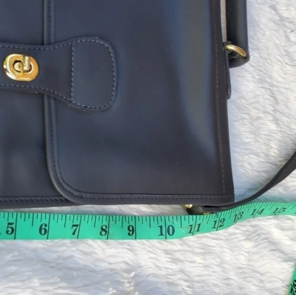 Black Leather turnkey briefcase NEW‎